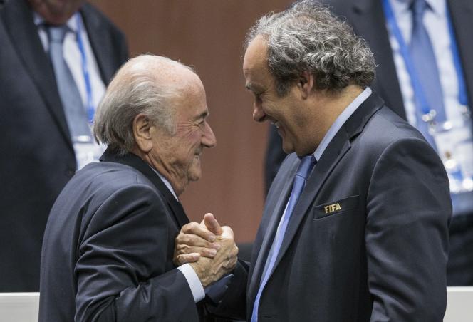 Soccer FIFA Trial Blatter Platini