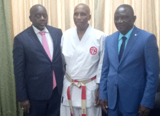 Ministère des Sports et des Loisirs : Daouda Azoupiou félicite la Fédération Burkinabè de Karaté-do