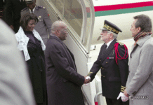 Le président du Faso à Paris