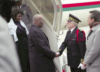 Le président du Faso à Paris