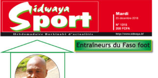 Une sport du 25 12 2018