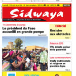 Une Sidwaya du 10 dec, 2018