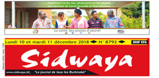 Une Sidwaya du 10 dec.2018