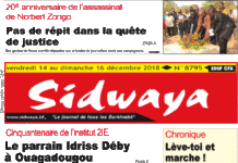 Sidwaya du 14 12 2018