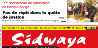 Sidwaya du 14 12 2018