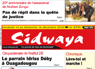 Sidwaya du 14 12 2018
