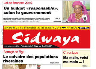 Une du 21 décembre 2018