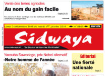 Une du 31 déc. 2018