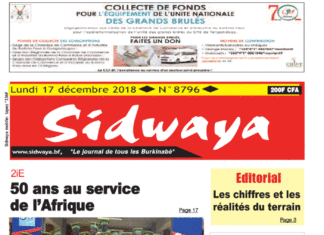 Une du 17 décembre 2018