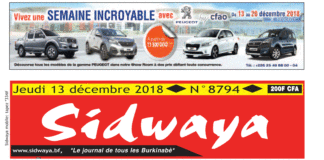 Sidwaya du 13 12 2018