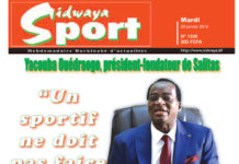 Une Sidwaya Sport du 29 janvier 2019