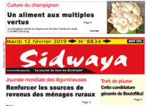 Une du 12 février 2019