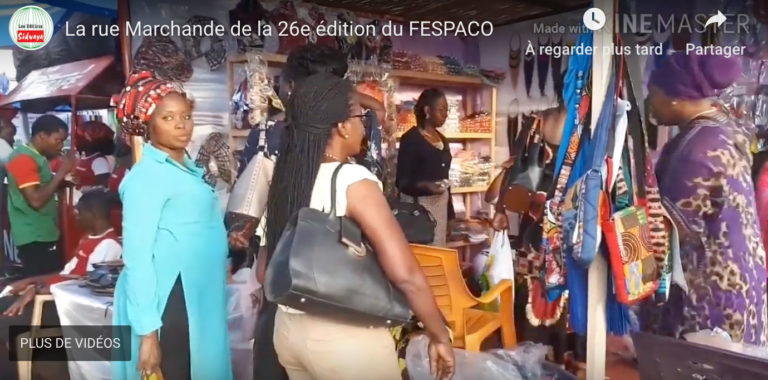 Rue marchande du FESPACO 2019