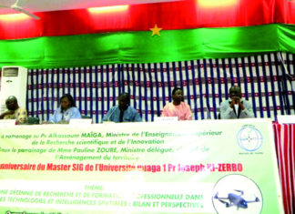Université Ouaga 1 Pr Joseph-Ki-Zerbo: Le Master en SIG souffle ses dix bougies
