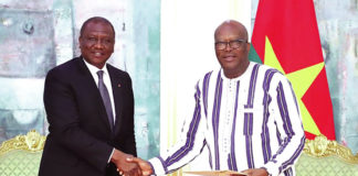 Burkina/Côte d’Ivoire: le ministre Hamed Bakayoko au palais de Kosyam
