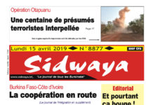 Une du 15 avril 2019