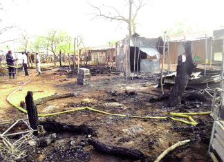 Incendie au marché de Arbollé : des dégâts matériels enregistrés