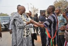 JNP: bain de foule du président du Faso à l’entrée de Gaoua