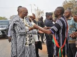 JNP: bain de foule du président du Faso à l’entrée de Gaoua