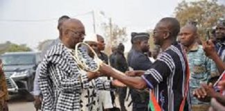 JNP: bain de foule du président du Faso à l’entrée de Gaoua