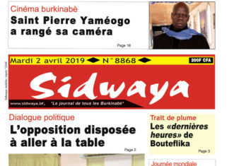 Une du 02 avril 2019