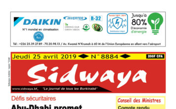 Une du 25 avril 2019