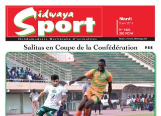 Une Sidwaya Sport du 02 avril 2019