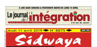 Une Sidwaya du 04 2019