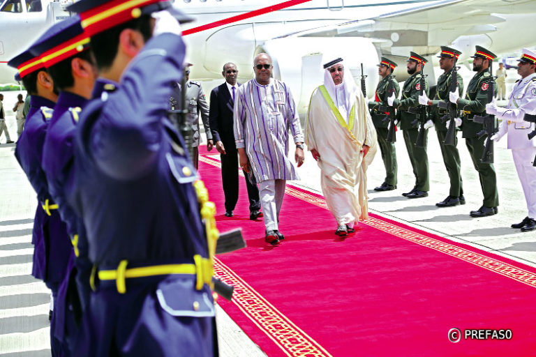 Défis sécuritaires : Le prince héritier d’Abu-Dhabi promet accompagner le Burkina
