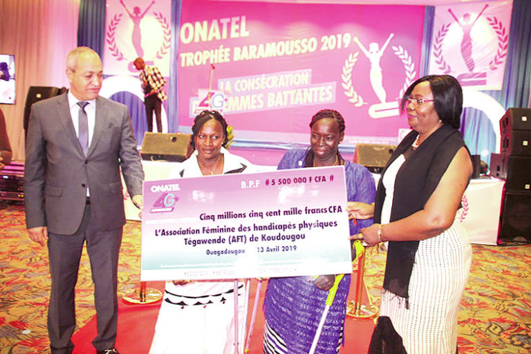 L’association féminine des handicapés  Teegawendé, lauréate