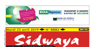 Une Sidwaya du 23 04 2019