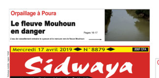 Une sidwaya du 17 04 2019