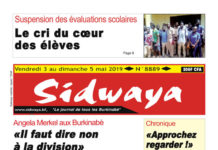 Sidwaya du 3 mai 2019