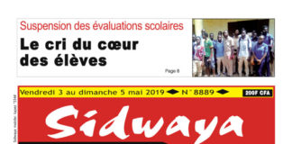 Sidwaya du 3 mai 2019