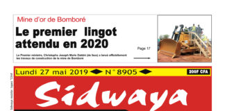 Une Sidwaya du 27 05 2019