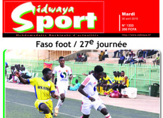 Sidwaya Sport du 30 avril 2019