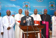 Développement humain en Afrique de l’Ouest : Des évêques font le point au président Kaboré