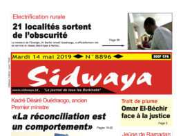 Une Sidwaya du 14 05 2019
