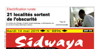 Une Sidwaya du 14 05 2019