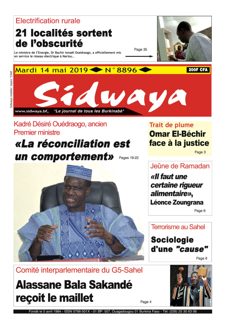 Une Sidwaya du 14 05 2019