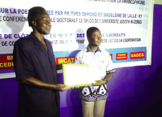 Prix international de poésie Jacques- Prosper-Bazié : le sacre du poète Parfait Dobi Maré