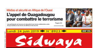 Une Sidwaya du 24 06 2019