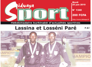 Une Sidwaya Sport du 25 06 2019