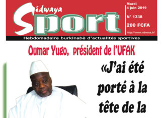 Une Sidwaya Sport du 04 juin 2019