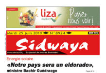 Une Sidwaya du 25 06 2019
