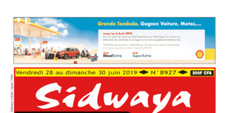 Une Sidwaya du 28 juin 2019
