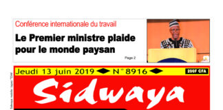 Sidwaya du 13 juin 2019