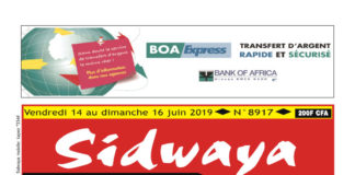 Une Sidwaya du 14 06 2019