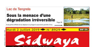 Une Sidwaya du 02 07 2019
