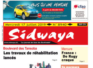 Une du 17 juillet 2019